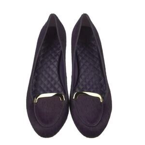Tory Burch Purple Pony Hair Loafer 9.5